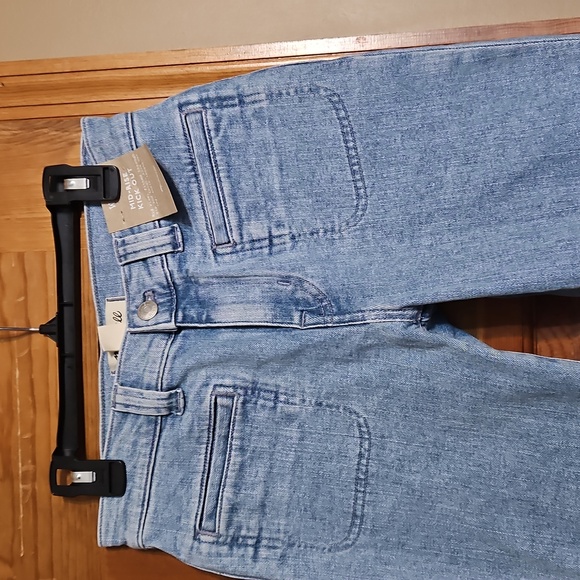 NWT Madewell Mid-Rise Kick Out Ankle Denim Jeans - Picture 6 of 13